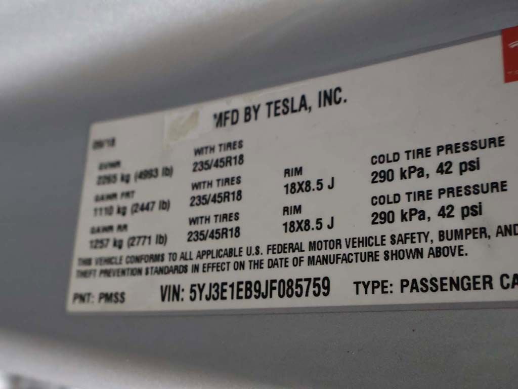 Used 2018 Tesla Model 3 Long Range AWD/4WD image 50