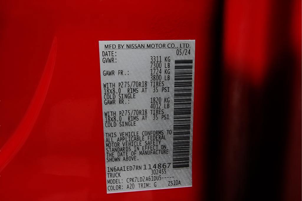 Used 2024 Nissan Titan PRO-4X w/ Off Road Protection Package image 36
