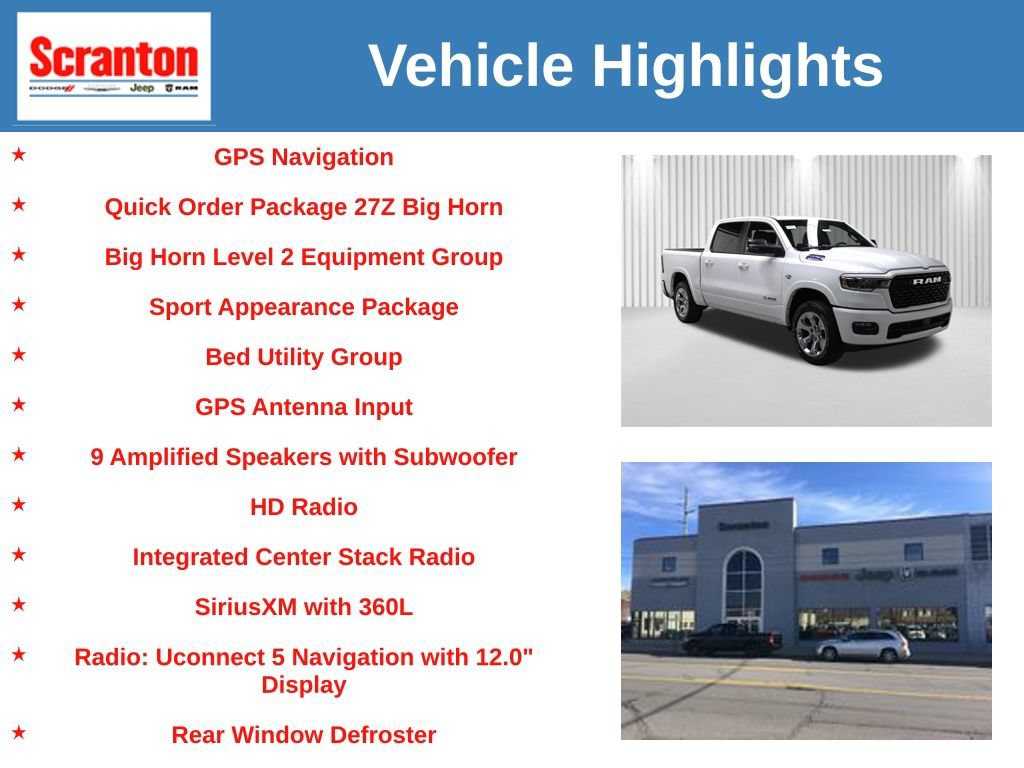 New 2026 RAM 1500 Big Horn AWD/4WD image 6