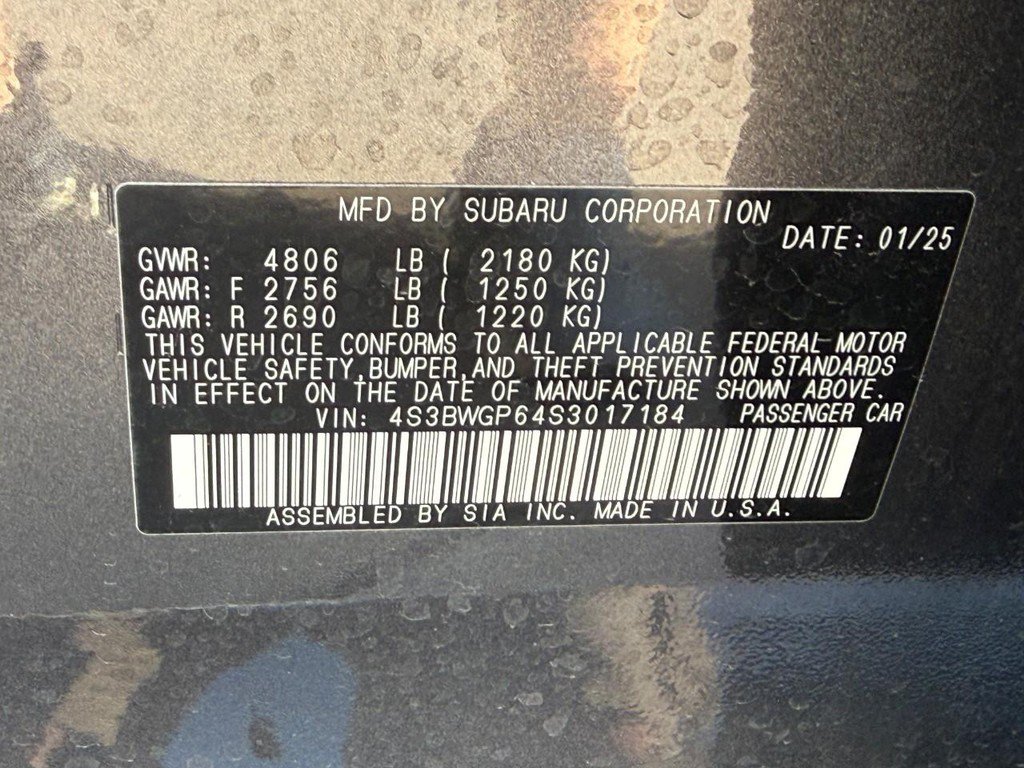 Used 2025 Subaru Legacy Touring XT AWD/4WD image 28