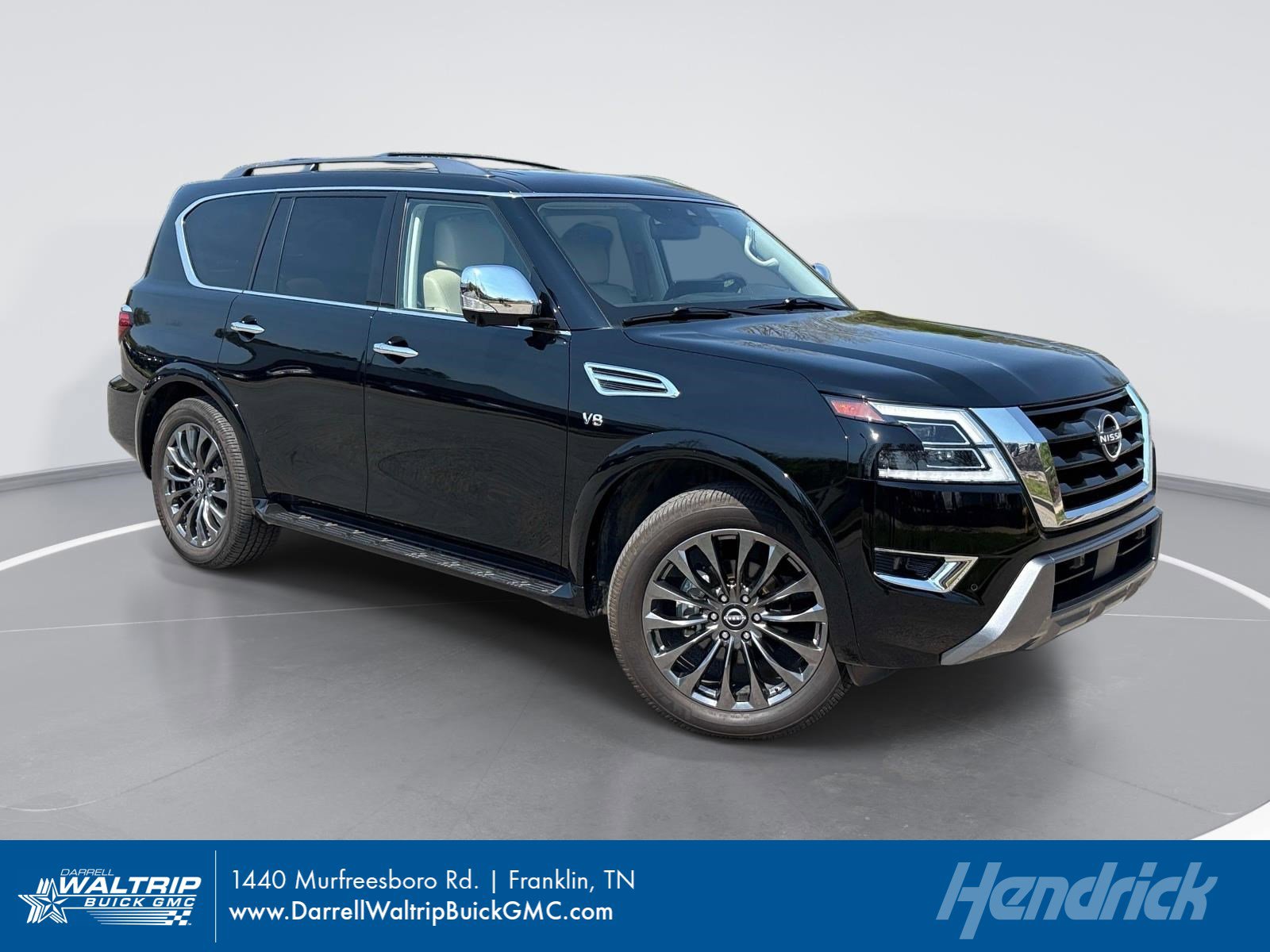 Used 2022 Nissan Armada Platinum w/ Captain's Chairs Package image 1