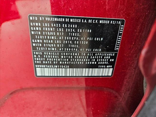 Used 2018 Volkswagen Tiguan S w/ 3rd Row Seat Package image 26