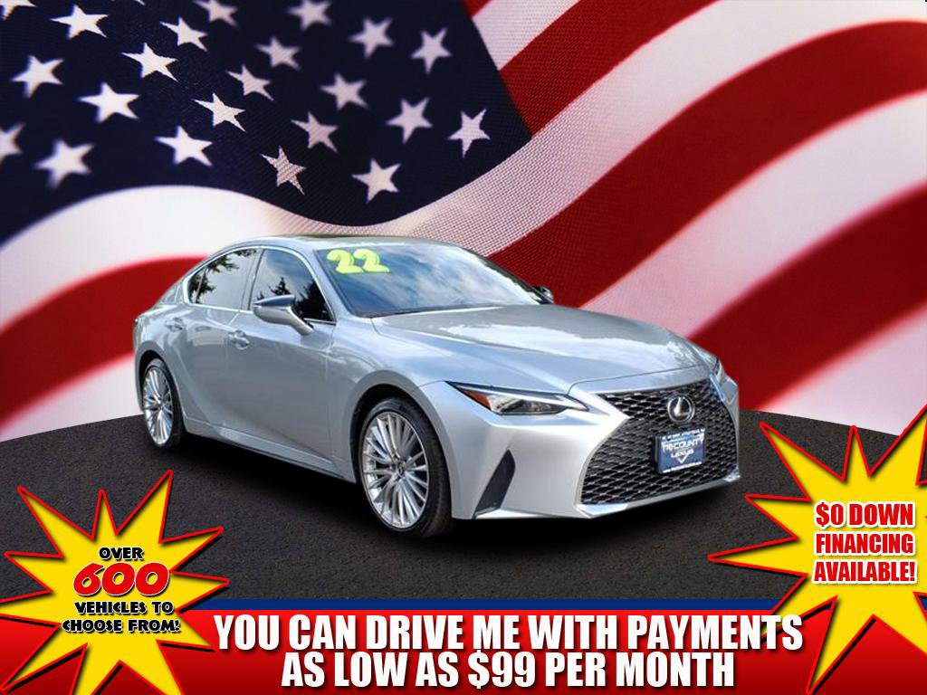Certified 2022 Lexus IS 300 AWD w/ Premium Package