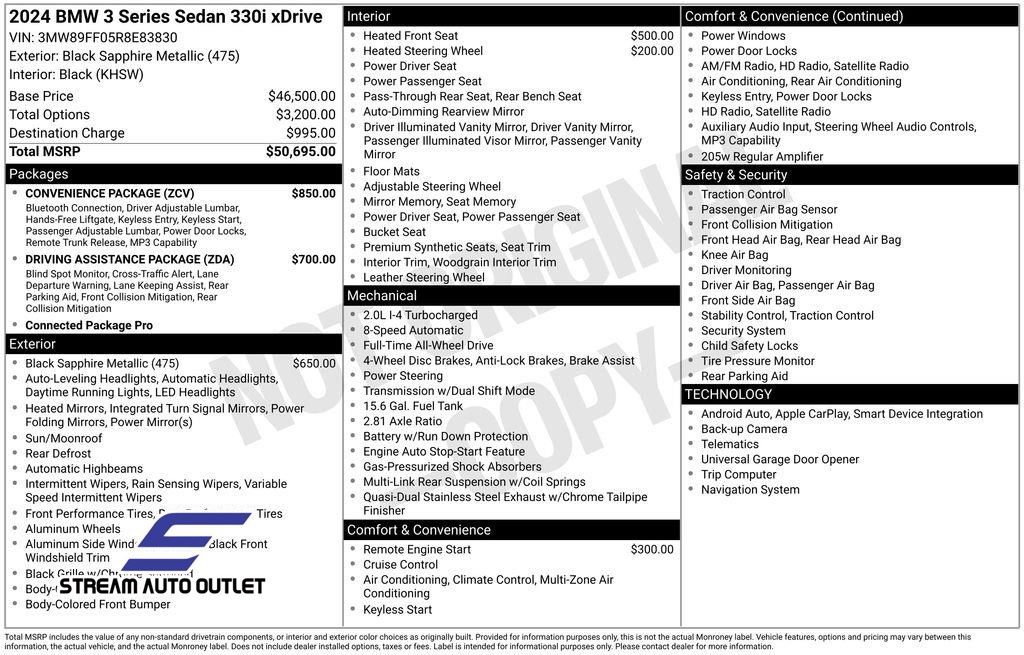 Used 2024 BMW 330i xDrive Sedan image 40