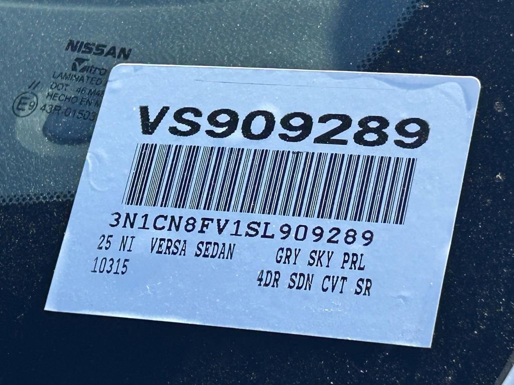 New 2025 Nissan Versa SR w/ Trunk Package image 21
