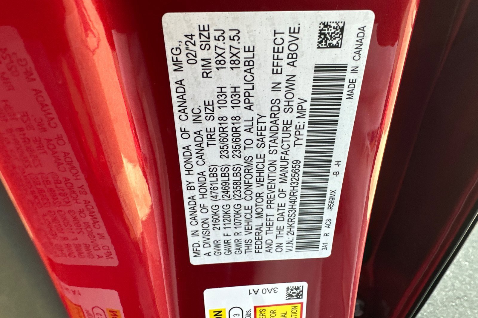 Certified 2024 Honda CR-V EX image 28