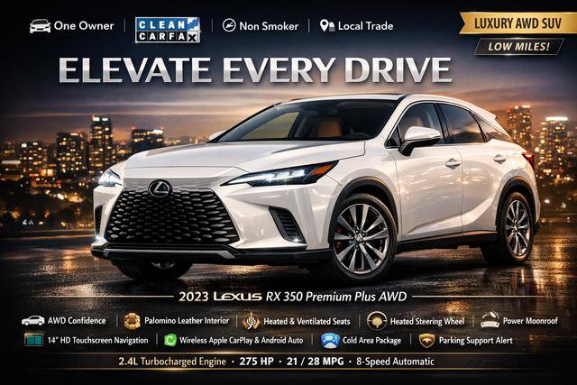 Used 2023 Lexus RX 350 Premium Plus w/ Accessory Package AWD/4WD image 3