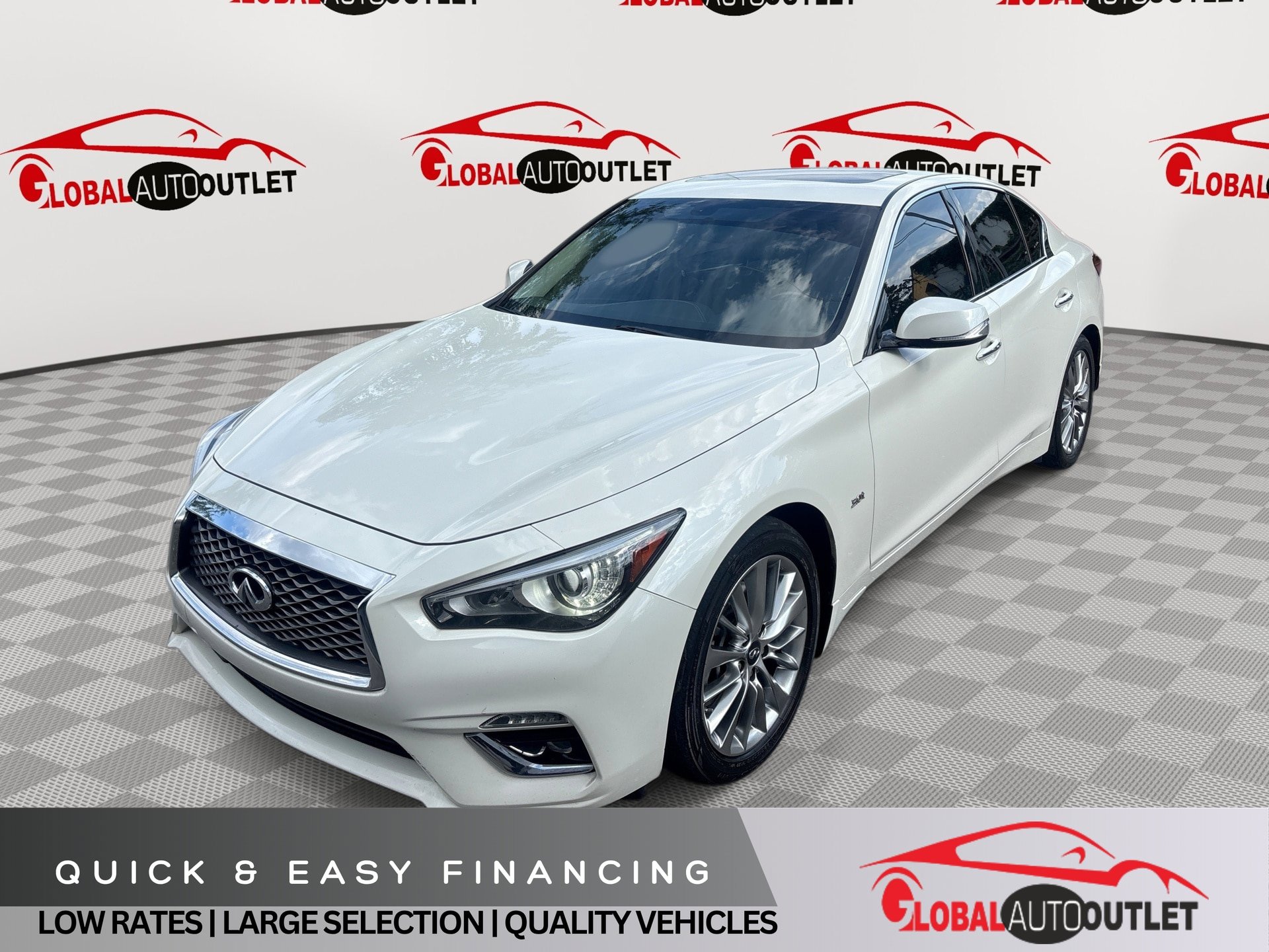 Used 2019 INFINITI Q50 Luxe w/ Cargo Package (L96) RWD image 1