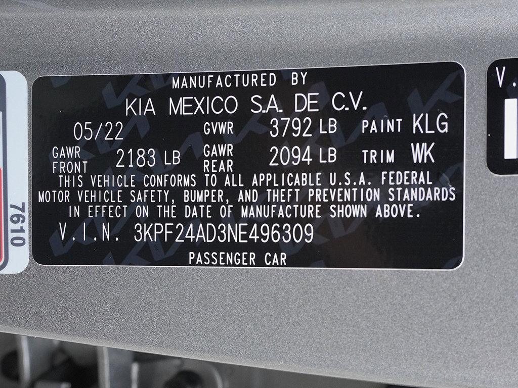 Used 2022 Kia Forte LXS FWD image 38