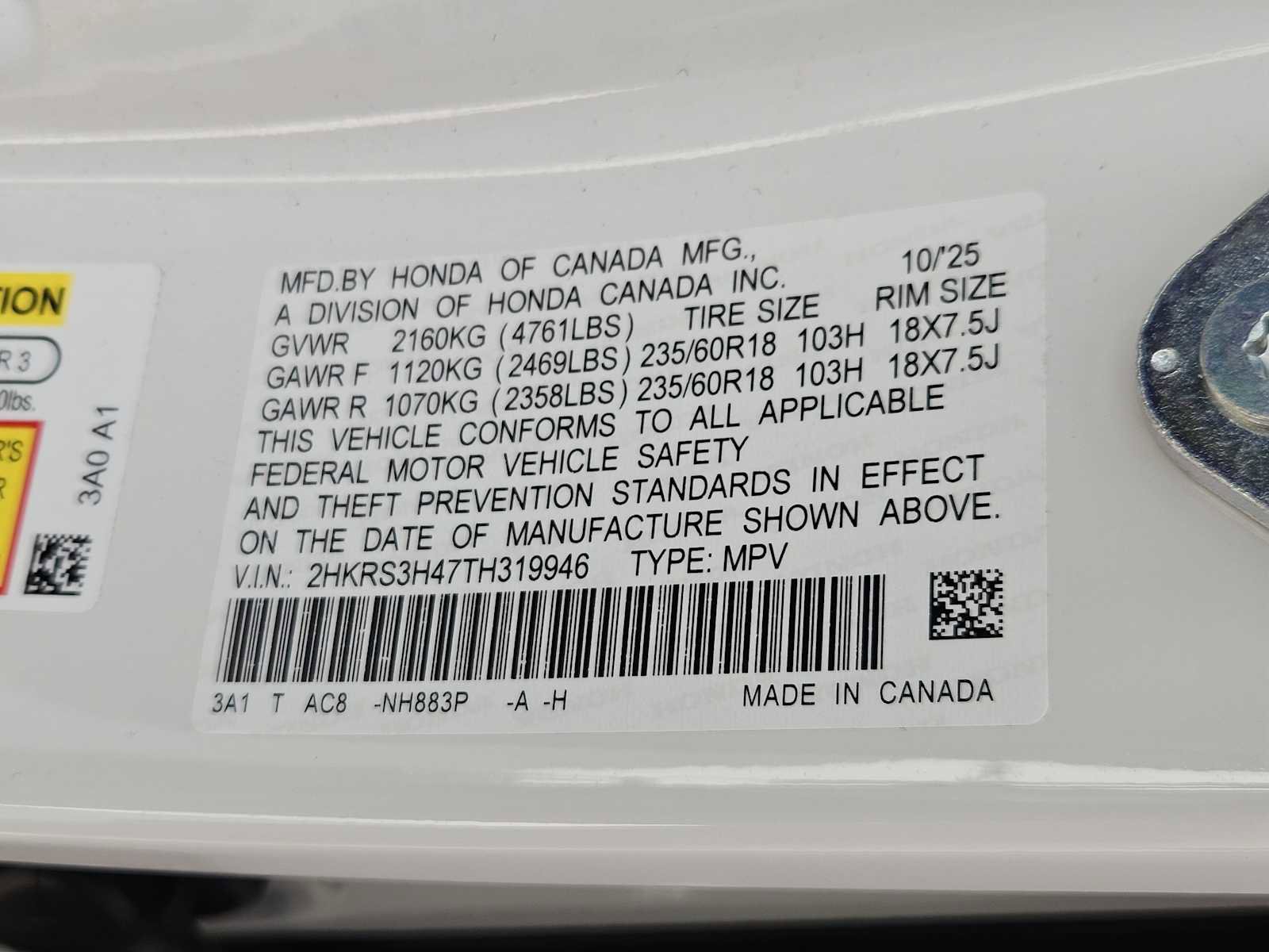 Certified 2026 Honda CR-V EX image 31