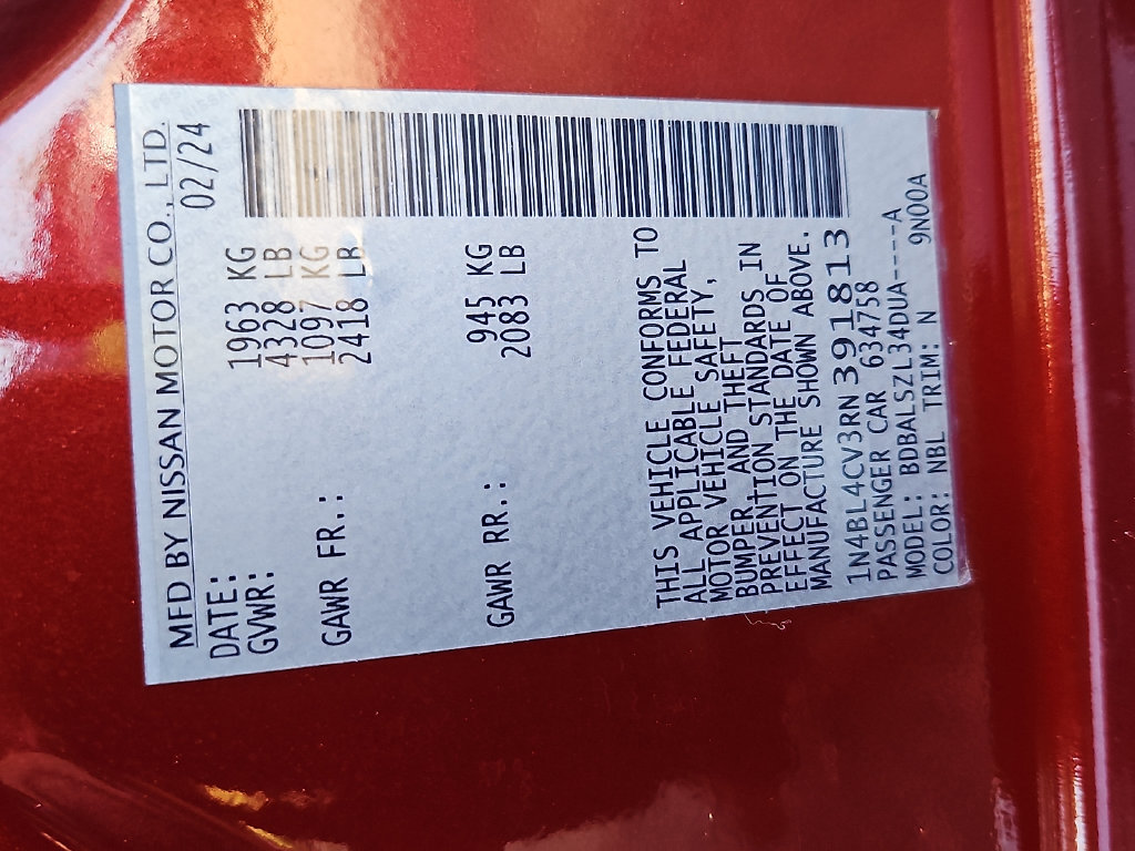 Certified 2024 Nissan Altima 2.5 SR FWD image 28