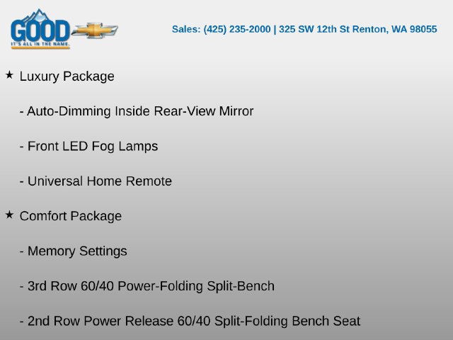 Used 2026 Chevrolet Suburban LT w/ Comfort Package AWD/4WD image 8