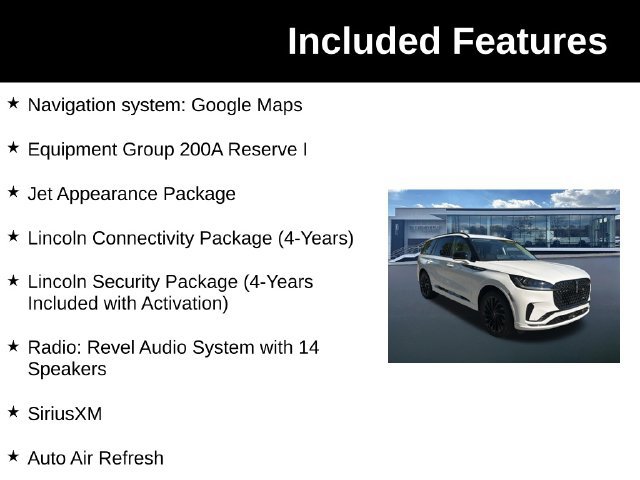 New 2027 Lincoln Aviator Reserve w/ Luxury Package RWD image 6