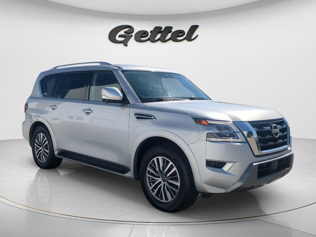 Certified 2024 Nissan Armada SL w/ Captain's Chairs Package RWD image 3