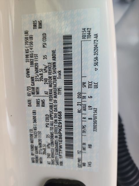 Used 2023 Ford F150 Lariat w/ Equipment Group 502A High image 29