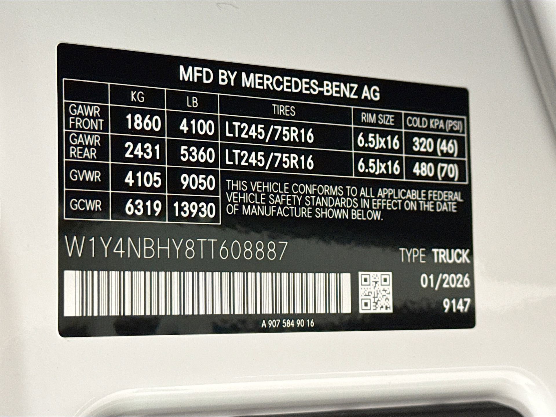 Used 2026 Mercedes-Benz Sprinter 2500 image 30
