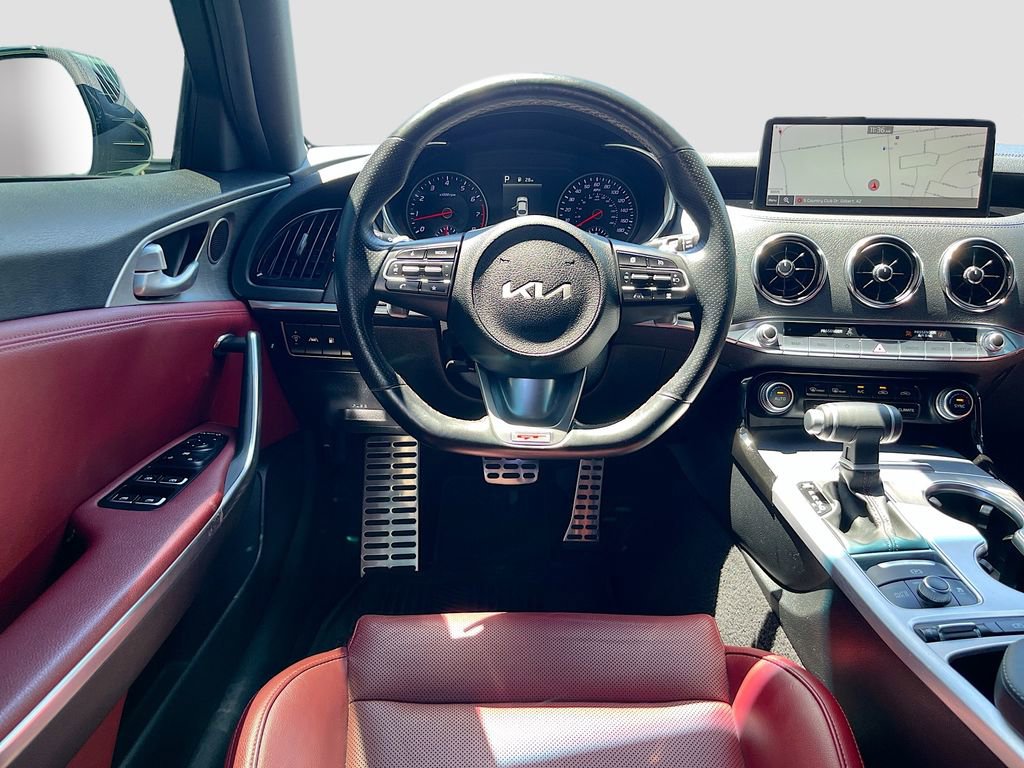 Used 2022 Kia Stinger GT1 w/ Red Interior Color Package RWD image 23