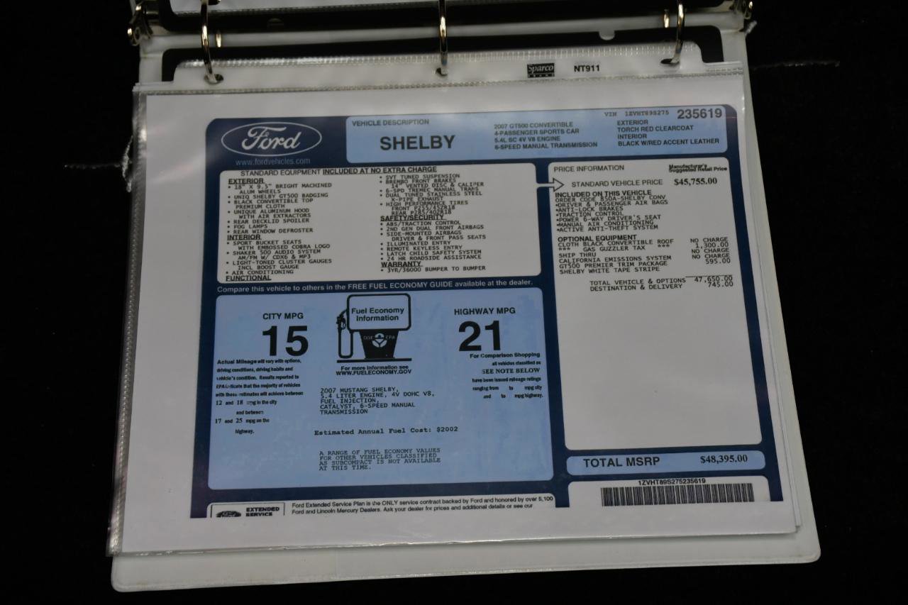 Used 2007 Ford Mustang Shelby GT500 image 56