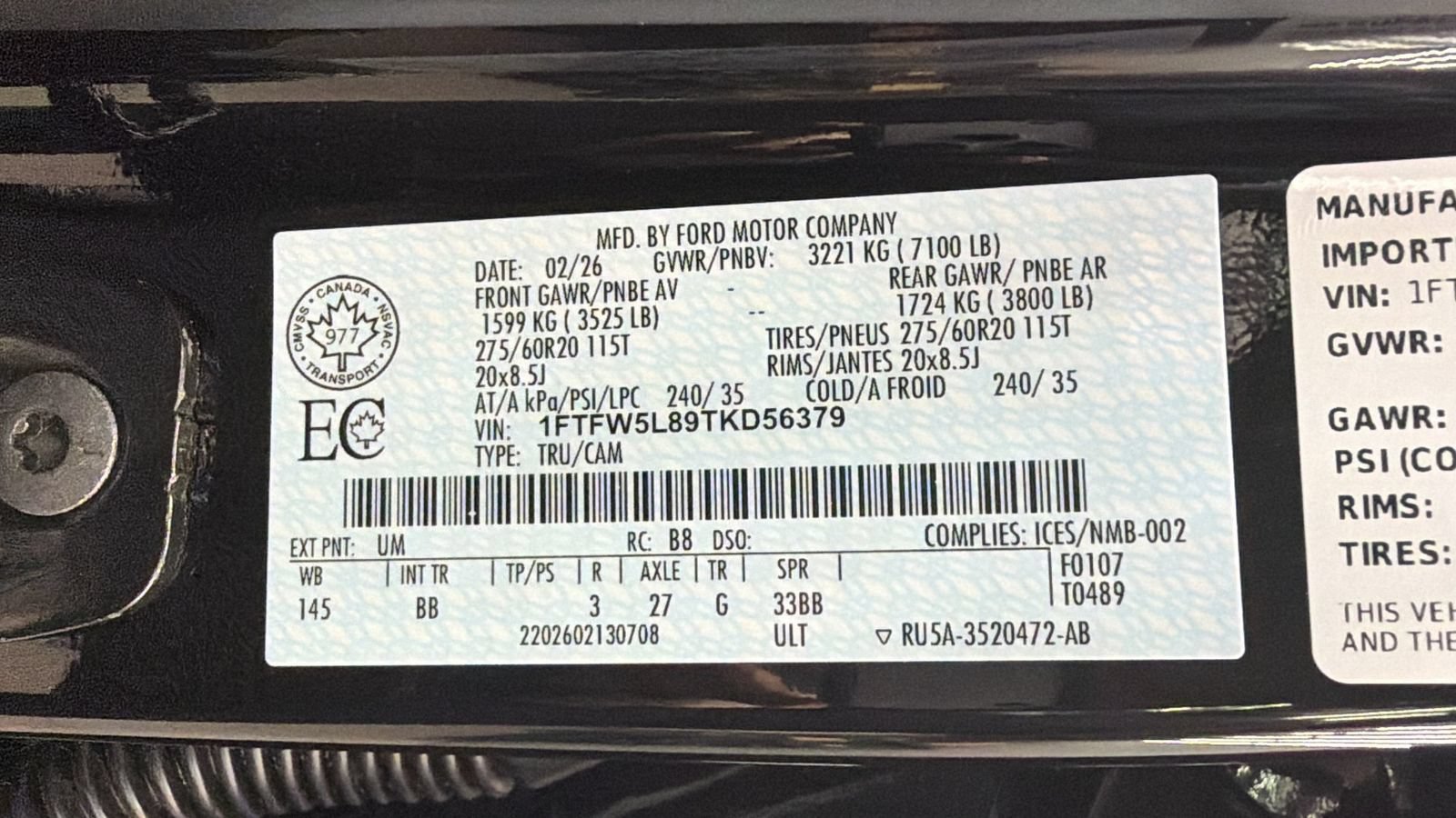 Used 2026 Ford F150 Lariat AWD/4WD image 42