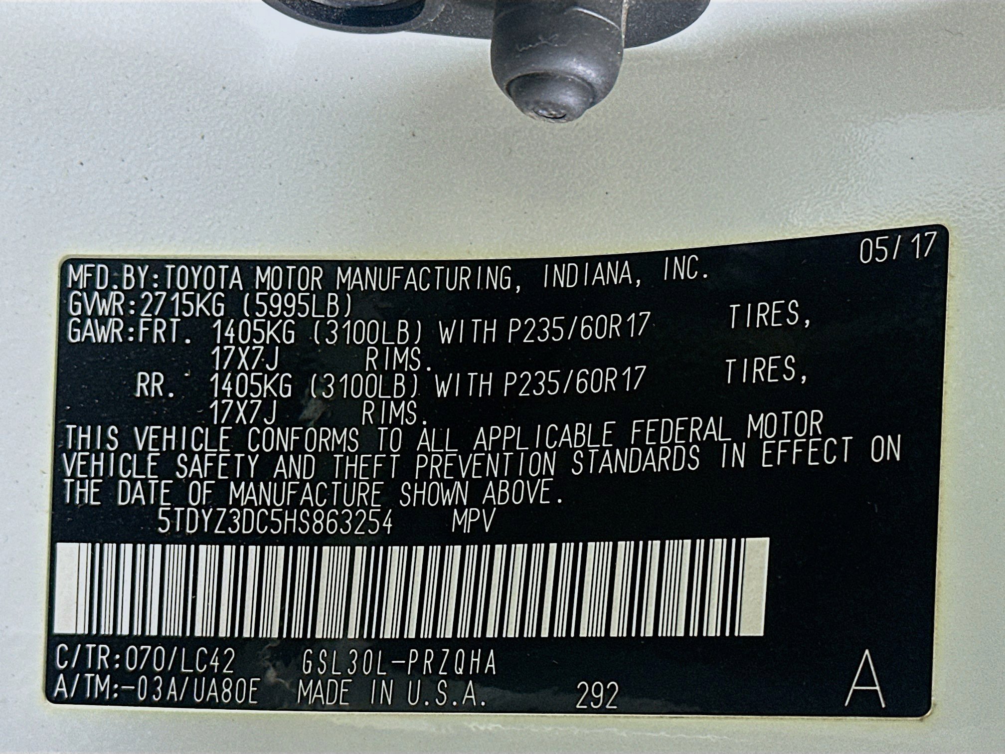 Used 2017 Toyota Sienna XLE image 11