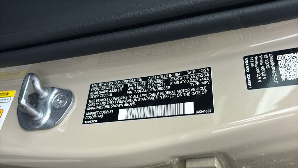 New 2026 Volvo EX90 Ultra AWD/4WD image 31