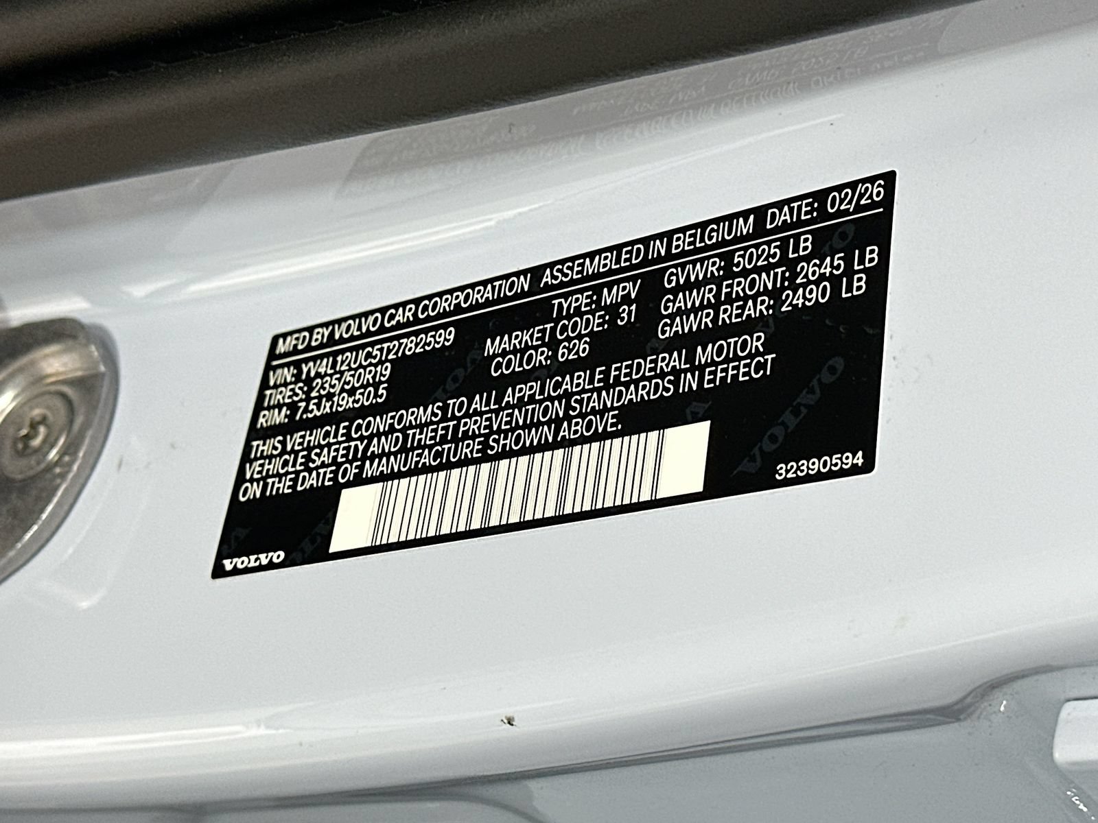 New 2026 Volvo XC40 B5 Plus w/ Protection Package Premier AWD/4WD image 47