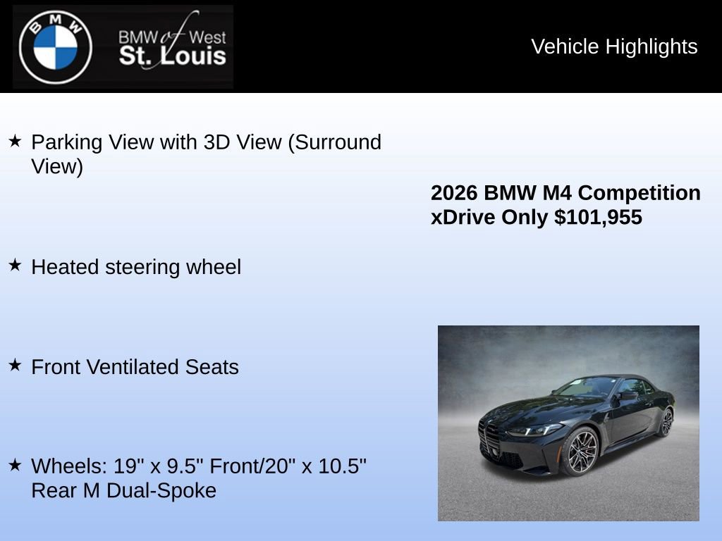 Used 2026 BMW M4 xDrive Competition AWD/4WD image 32