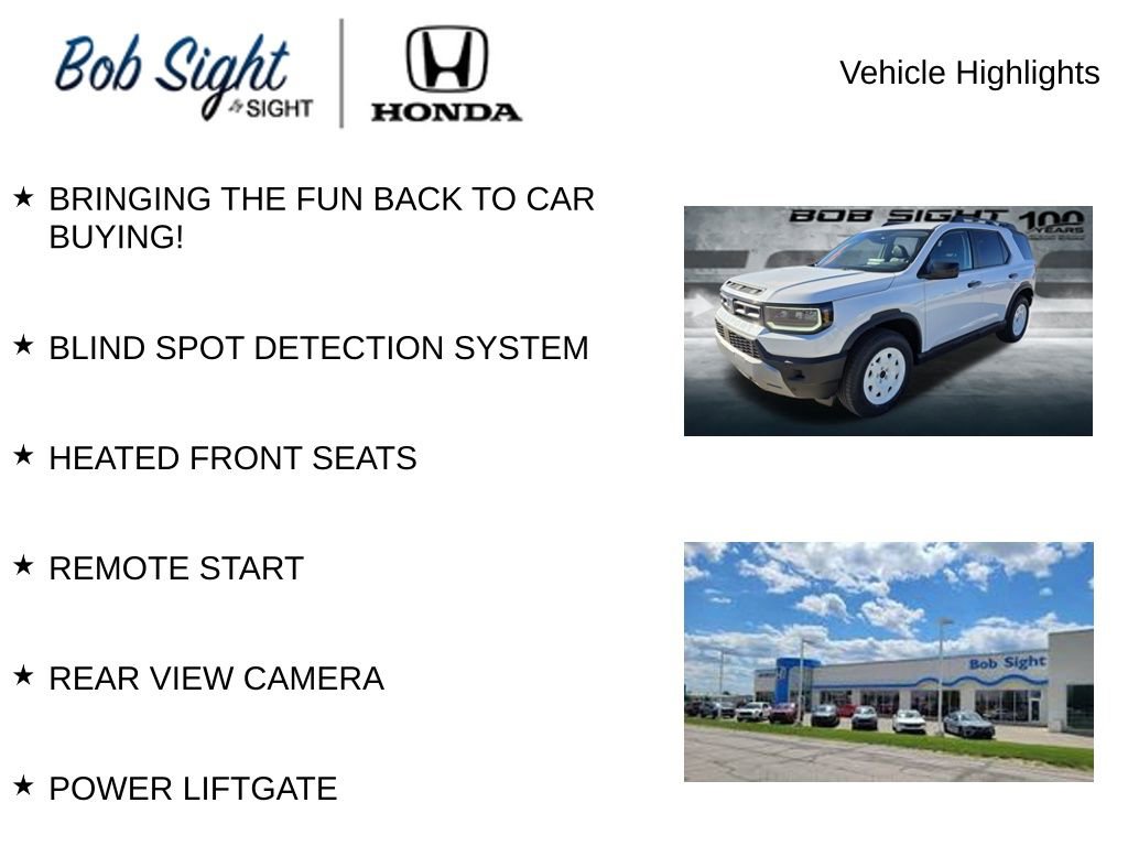 New 2026 Honda Passport RTL image 2