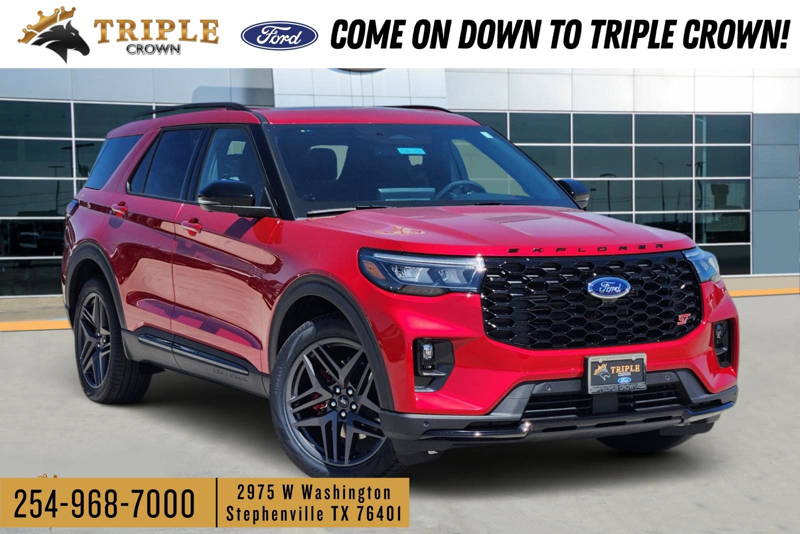 New 2026 Ford Explorer ST w/ Sun And Sound Package AWD/4WD image 1