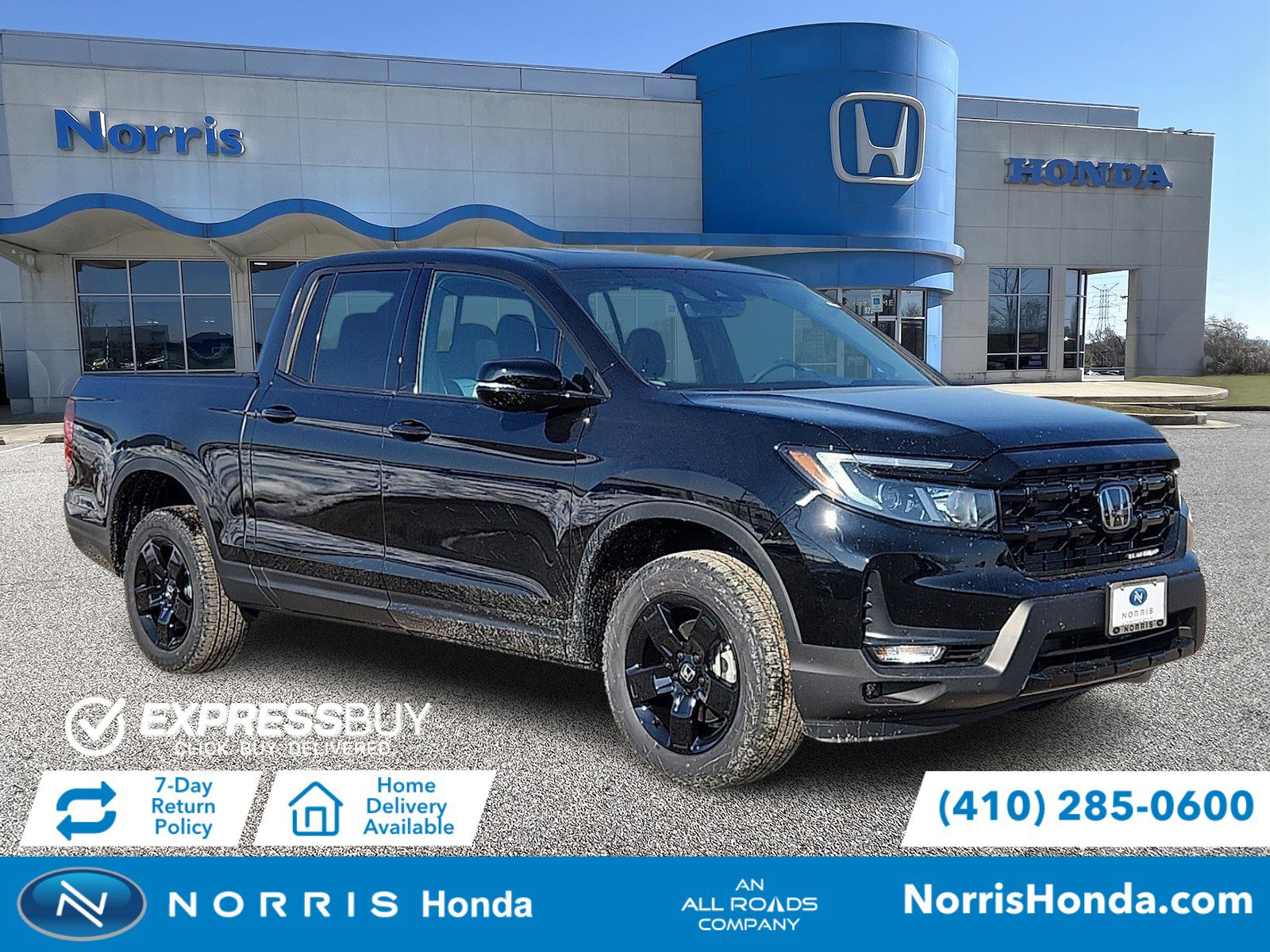 New 2026 Honda Ridgeline Black Edition