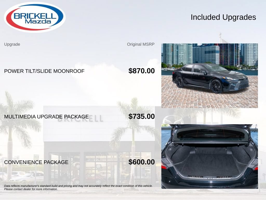 Used 2025 Toyota Camry SE w/ Multimedia Upgrade Package FWD image 13