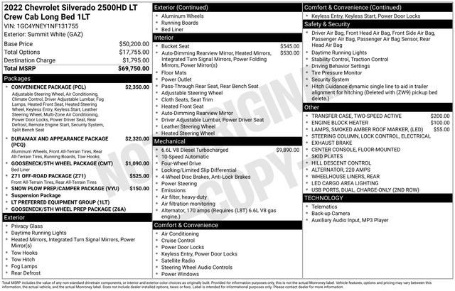 Used 2022 Chevrolet Silverado 2500 LT w/ Convenience Package image 34