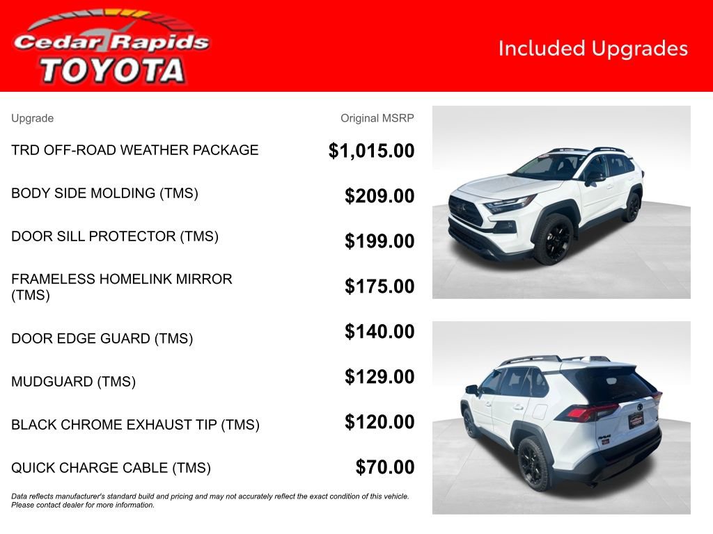 Certified 2022 Toyota RAV4 TRD Off-Road w/ TRD Off-Road Weather Package image 7
