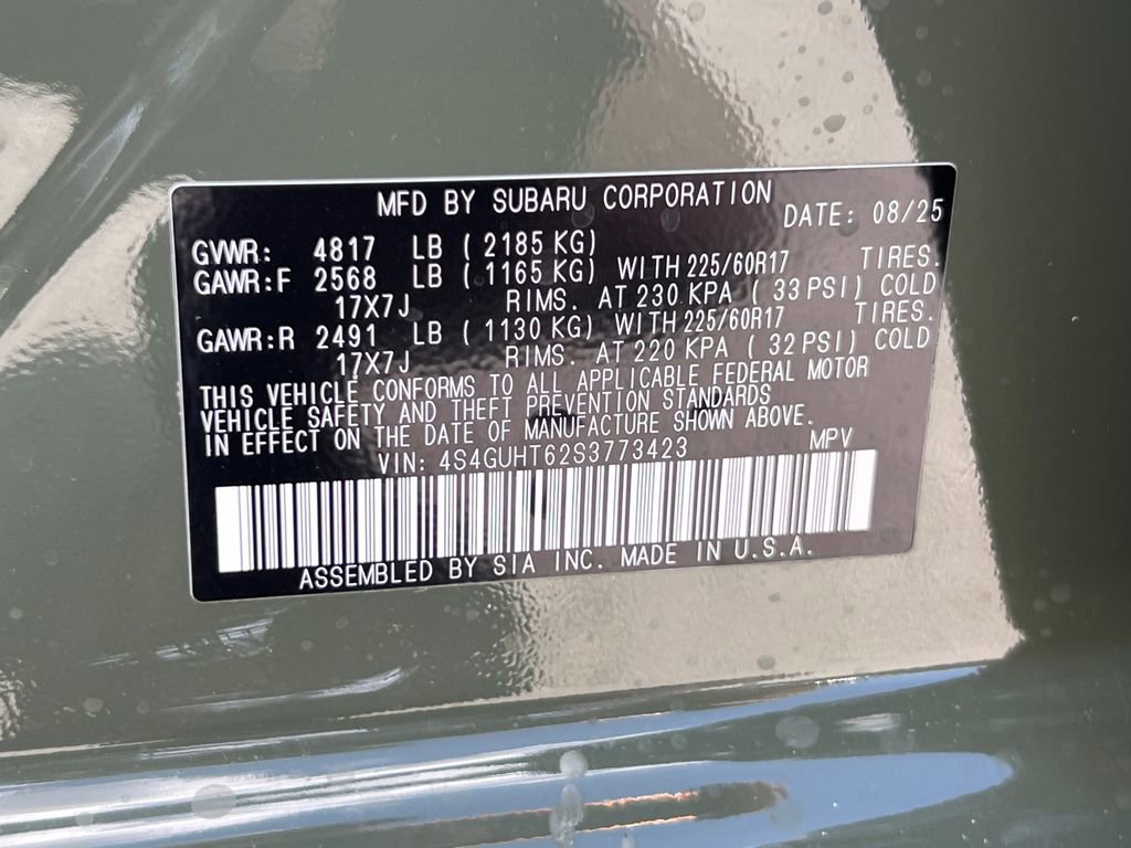 New 2025 Subaru Crosstrek 2.5i Wilderness image 30