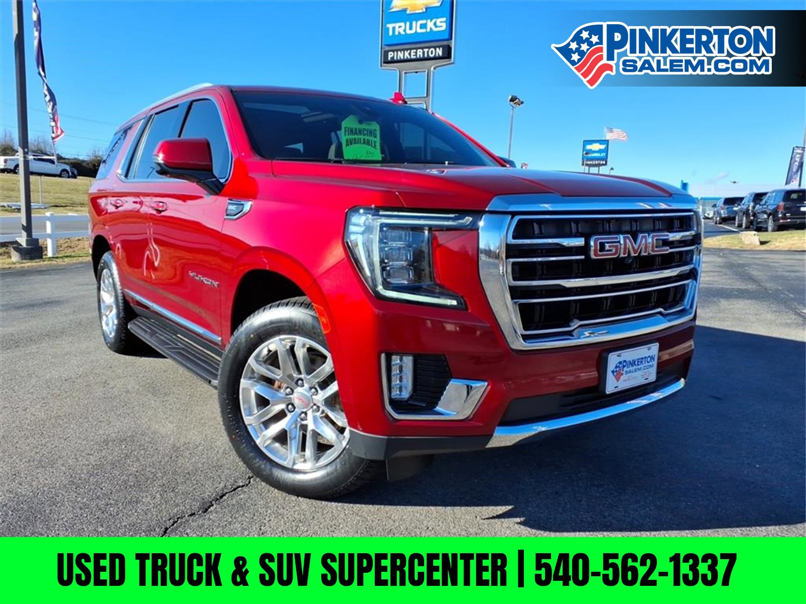 Used 2022 GMC Yukon SLT w/ SLT Premium Package