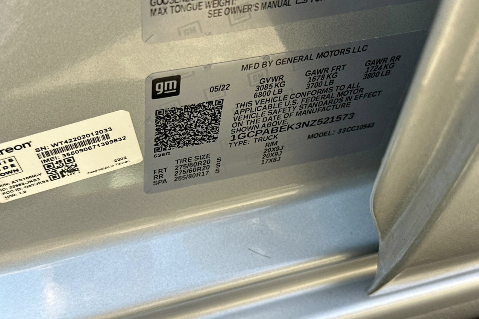 Certified 2022 Chevrolet Silverado 1500 Custom RWD image 29