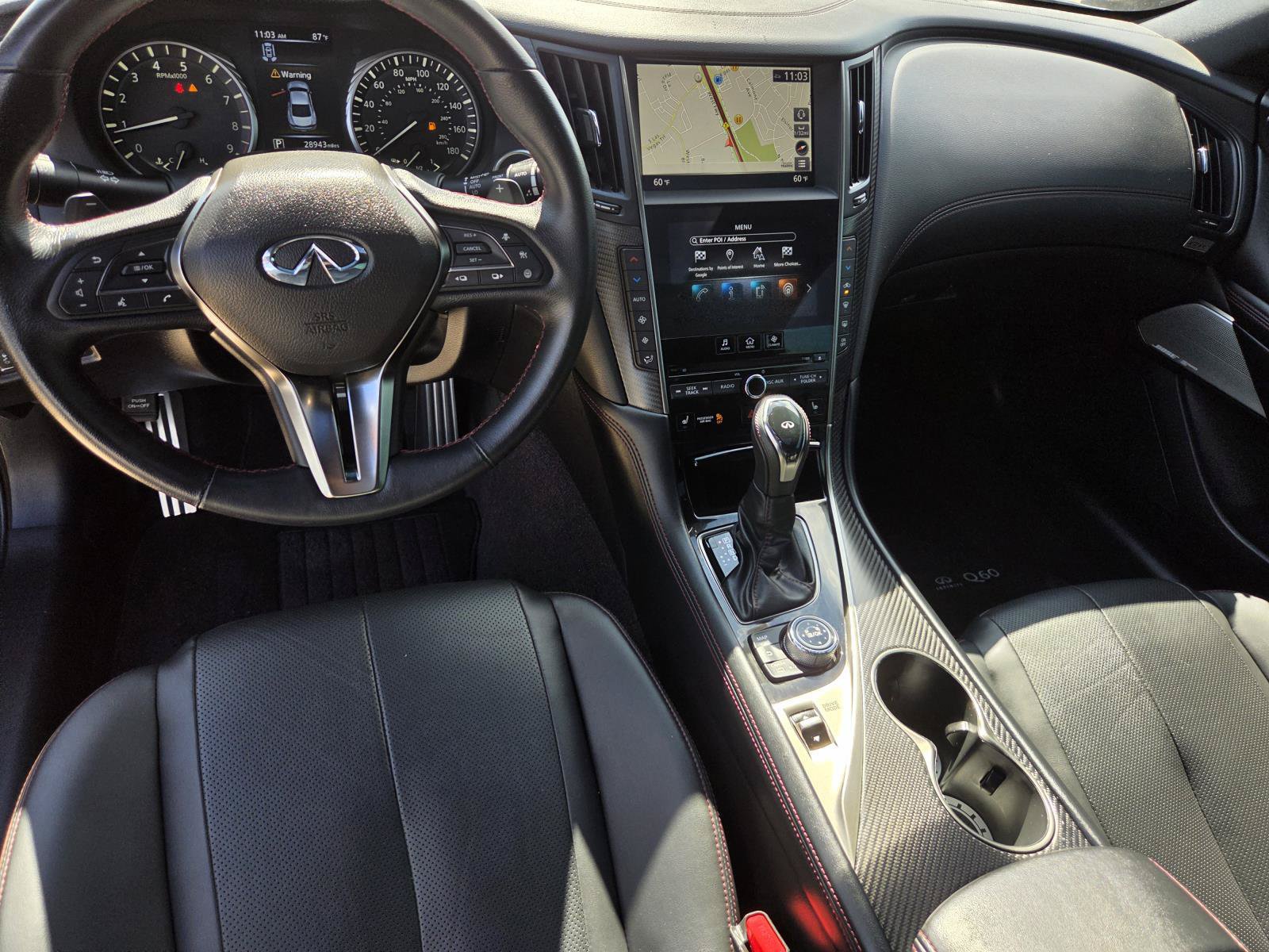 Used 2022 INFINITI Q60 Red Sport 400 w/ Cargo Package RWD image 12