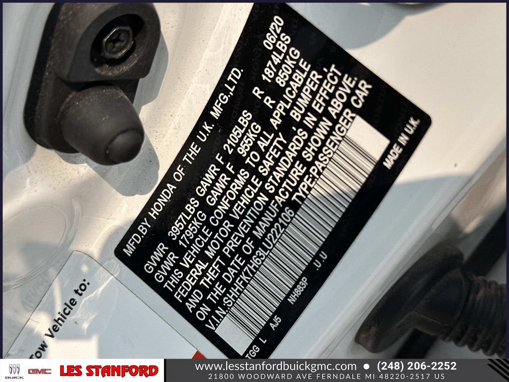 Used 2020 Honda Civic EX image 19