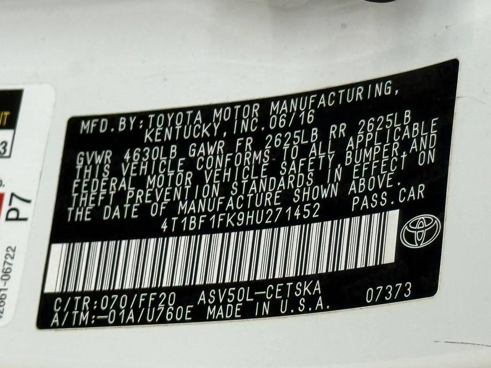 Used 2017 Toyota Camry SE FWD image 40