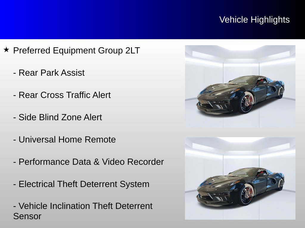 Used 2022 Chevrolet Corvette Stingray Preferred Conv w/ Battery Protection Package RWD image 16
