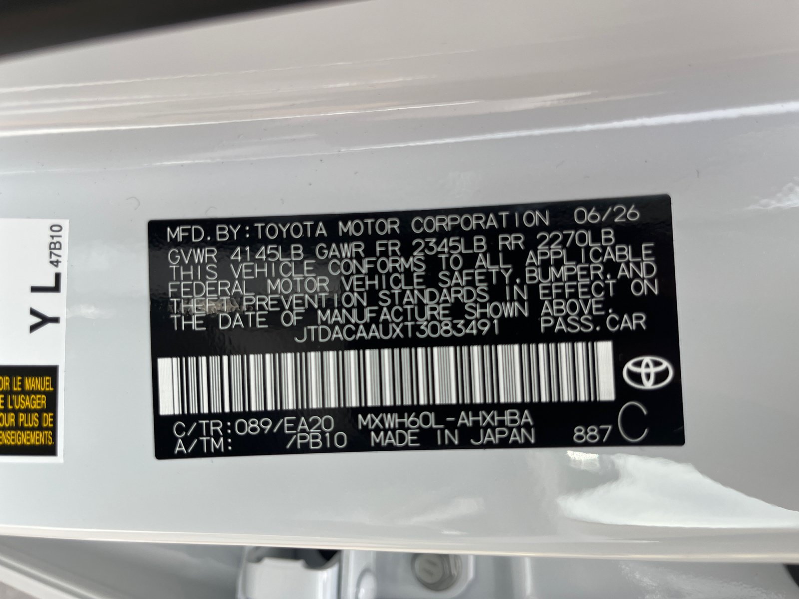 New 2026 Toyota Prius Limited FWD image 32