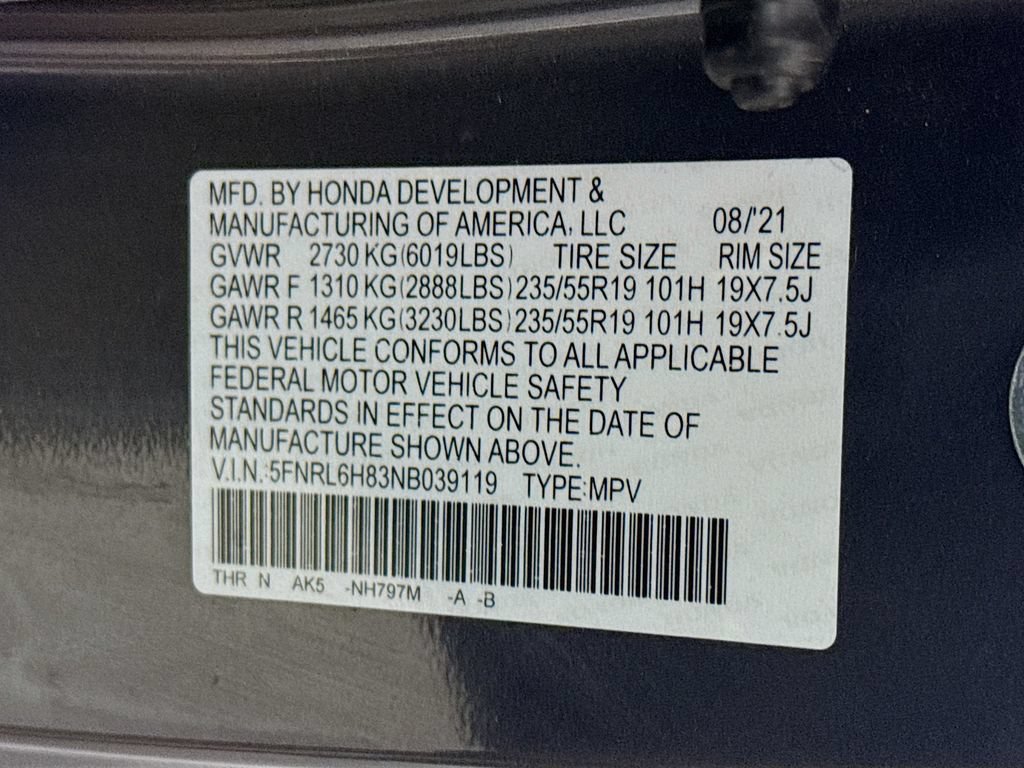 Used 2022 Honda Odyssey Touring image 40
