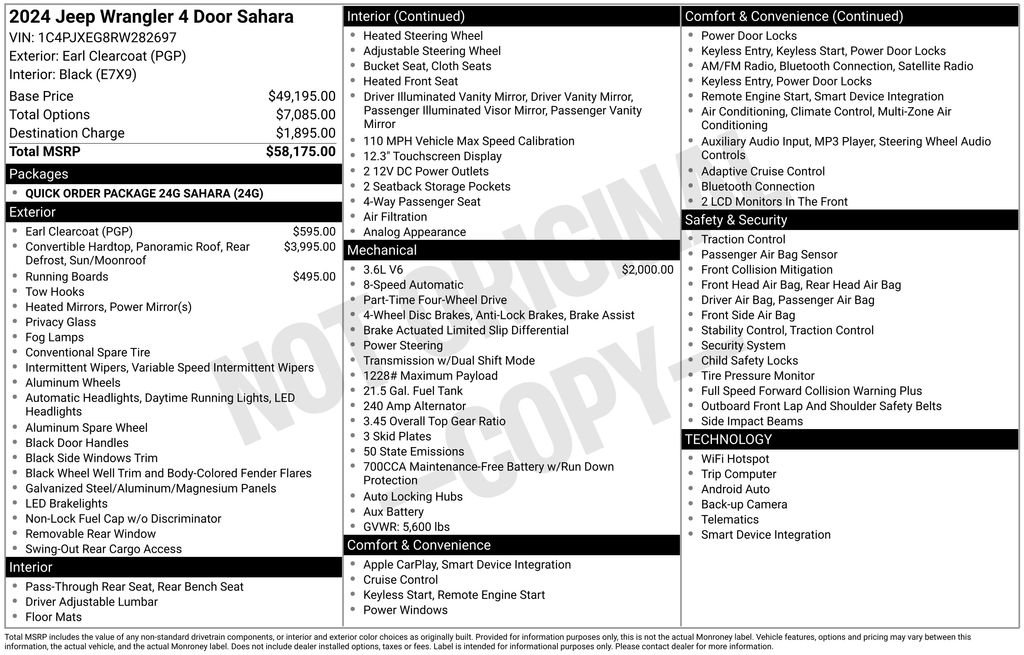 Used 2024 Jeep Wrangler Sahara image 9