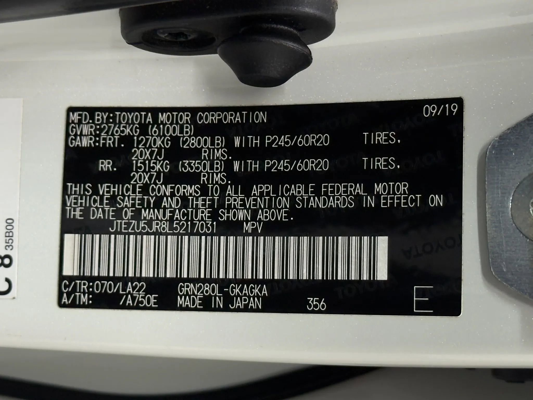 Used 2020 Toyota 4Runner Limited image 55