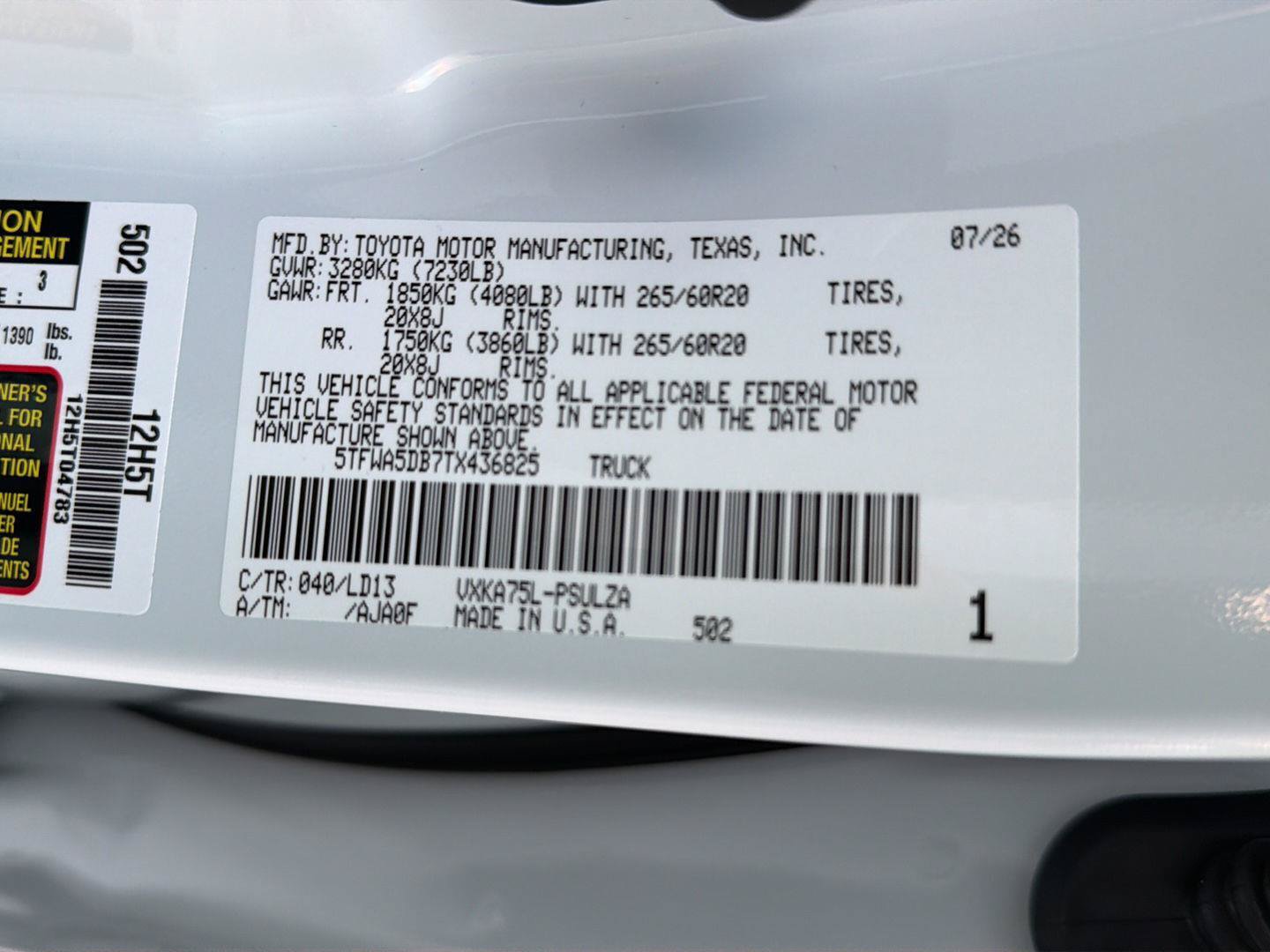 New 2026 Toyota Tundra Limited AWD/4WD image 35