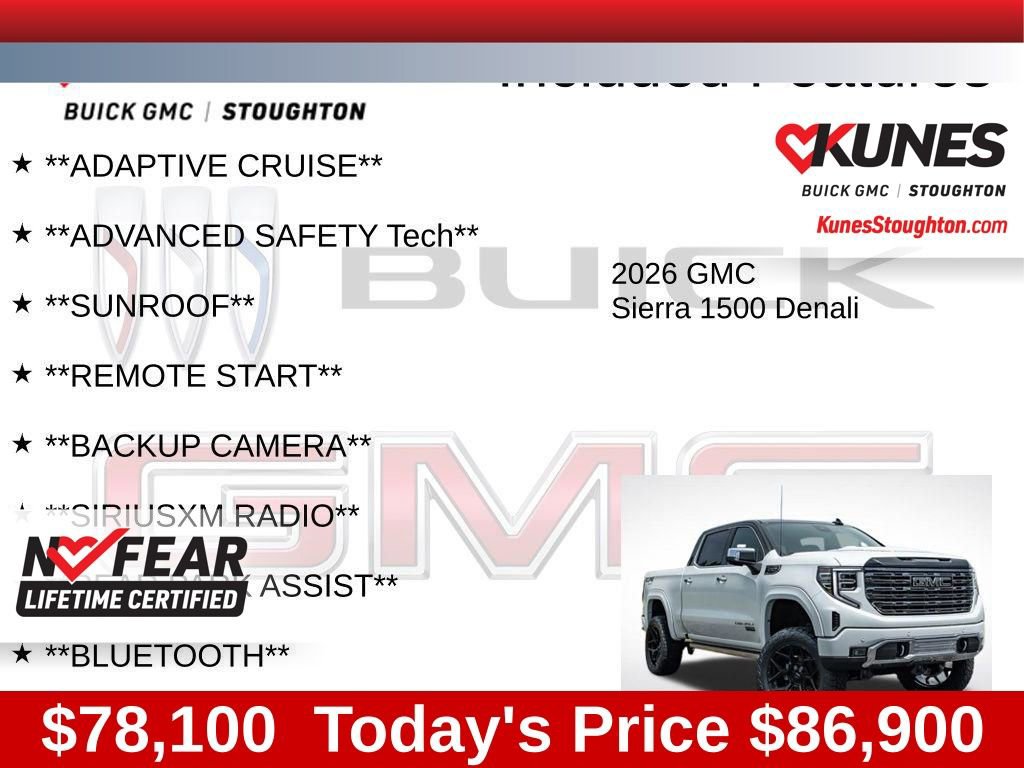 New 2026 GMC Sierra 1500 Denali w/ Technology Package image 4