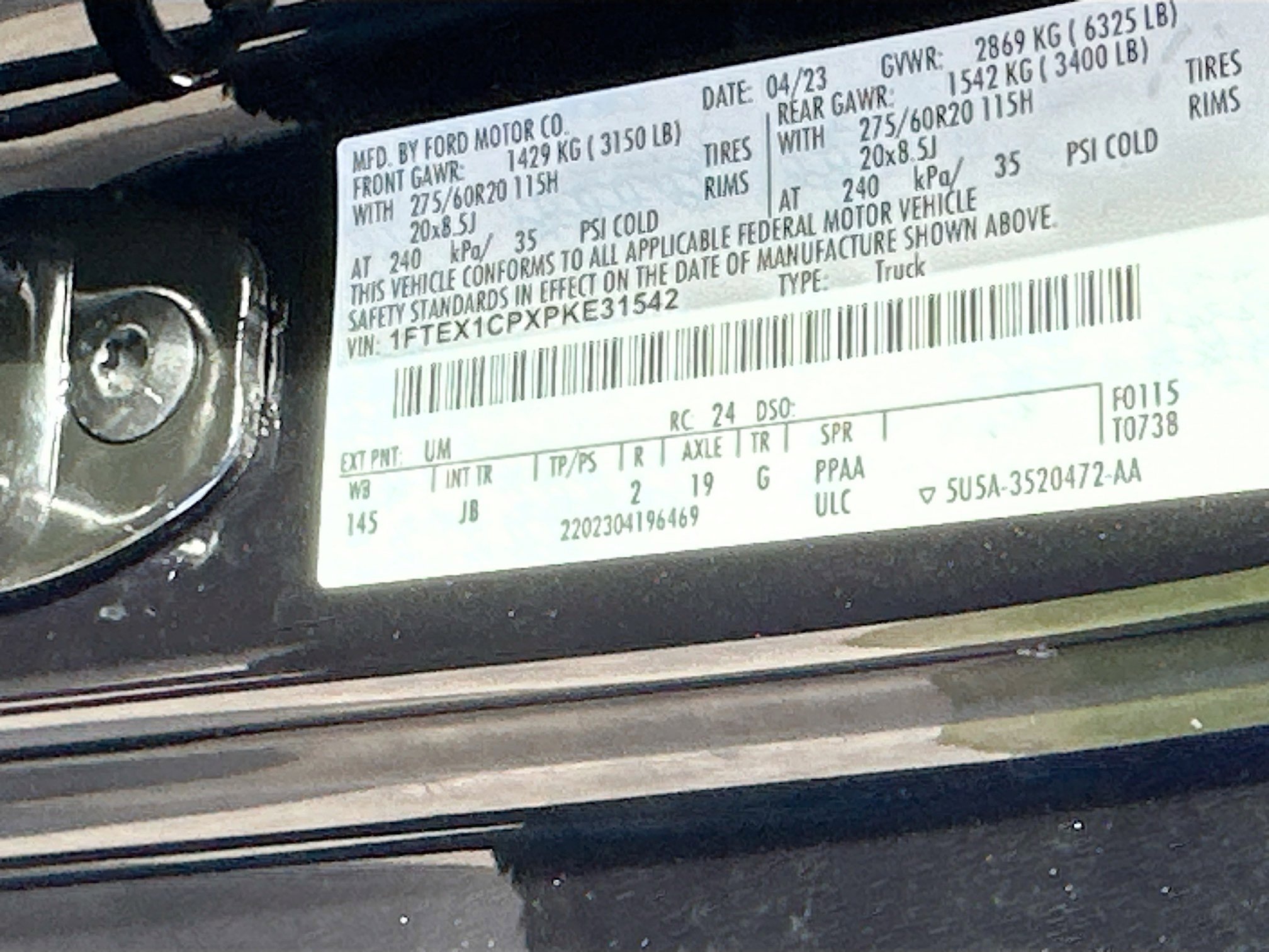 Used 2023 Ford F150 XL w/ STX Appearance Package image 30