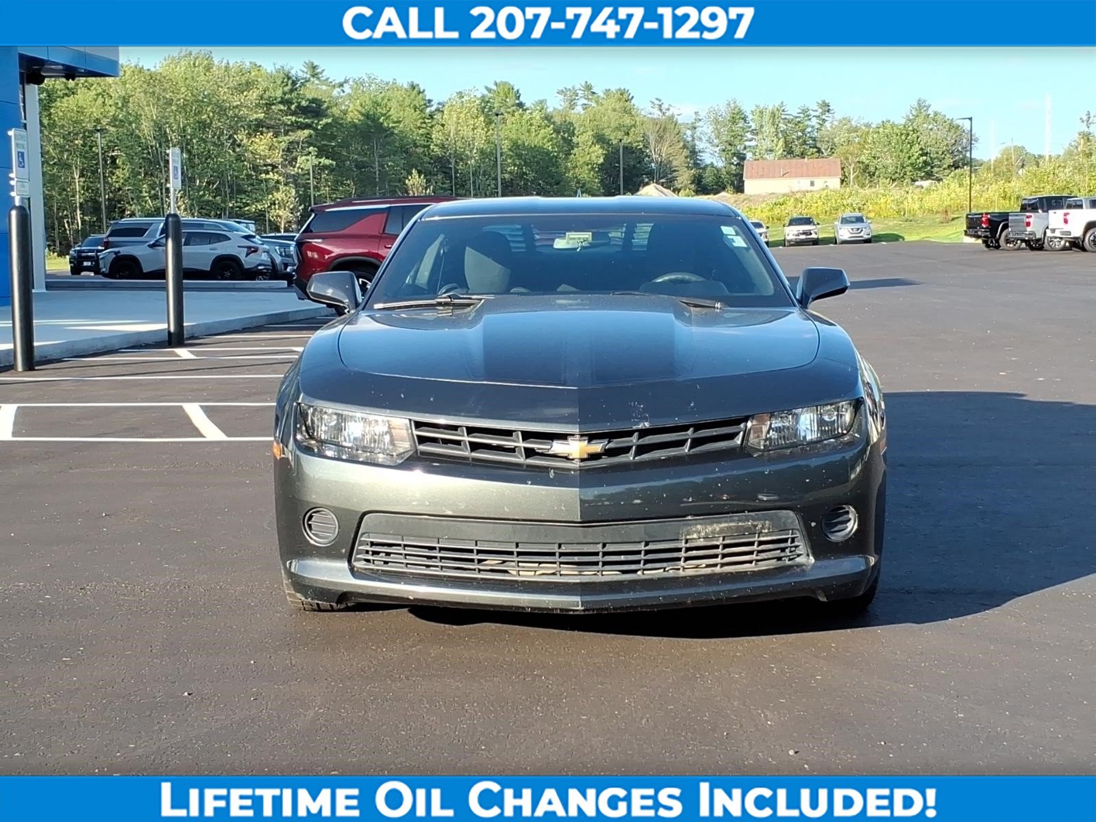Used 2015 Chevrolet Camaro LS w/ Black Rally Stripe Package RWD image 2
