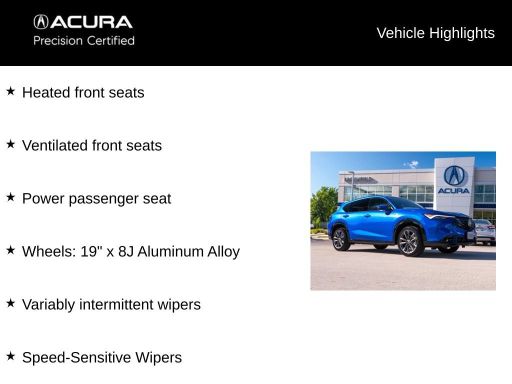 Certified 2025 Acura ADX A-Spec AWD/4WD image 21