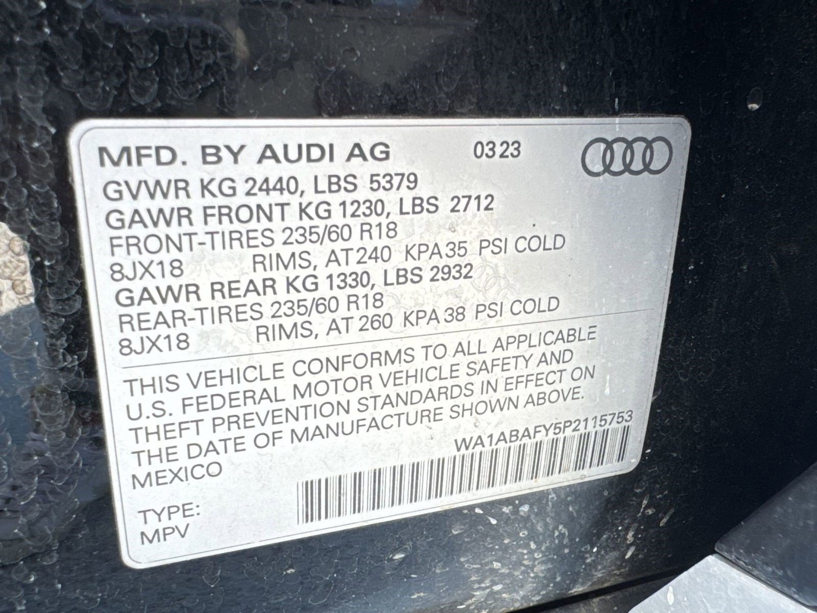 Certified 2023 Audi Q5 2.0T Premium w/ Convenience Package image 20